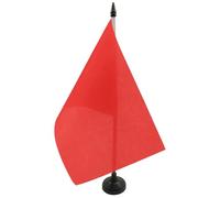 AZ FLAG Bandiera da Tavolo Commissario di pista rossa 21x14 cm