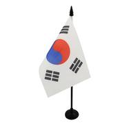 AZ FLAG Bandiera da Tavolo Corea del Sud 15x10 cm Base Plastica