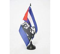 AZ FLAG Bandiera da Tavolo Cuba con Fidel Castro 21x14cm - Piccola BANDIERINA Cubana 14 x 21 cm