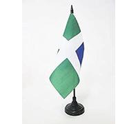 AZ FLAG Bandiera Da Tavolo Fanteria Imperio Francese Austrasie 1776-1796 15X15Cm - Piccola Bandierina Ordinanza Del Reggimento 15 X 15 Cm
