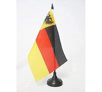 AZ FLAG Bandiera Da Tavolo Germania Di Guerra 1848-1852 21x14 cm - Piccola Bandierina Tedesca 14 X 21 Cm