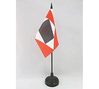 AZ FLAG Bandiera Da Tavolo Guerra A Morte Venezuela 15X10Cm - Piccola Bandierina Venezuelana 10 X 15 Cm