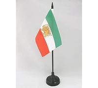 AZ FLAG Bandiera Da Tavolo Iran Antica Persia 15X10Cm - Piccola Bandierina Iraniana 10 X 15 Cm