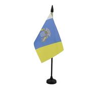 AZ FLAG Bandiera da Tavolo Isole Canarie 15x10 cm Base Plastica