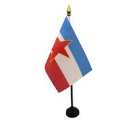 AZ FLAG Bandiera da Tavolo Jugoslavia 15x10 cm Base Plastica