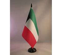 AZ FLAG Bandiera Da Tavolo Kuwait 21x14 cm - Piccola Bandierina Kuwaitiana 14 x 21 cm