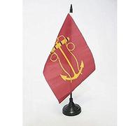 AZ FLAG Bandiera da Tavolo Lord GRAND'AMMIRAGLIO del Regno Unito 21x14cm - Piccola BANDIERINA STORICA Britannica 14 x 21 cm