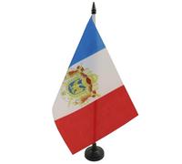 AZ FLAG Bandiera Da Tavolo Napoleone Bonaparte Primo Impero Francese 21x14 cm - Piccola Bandierina Blasone Francia 14 x 21 cm