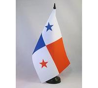 AZ FLAG Bandiera Da Tavolo Panamá 21x14 cm - Piccola Bandierina Panamense 14 x 21 cm