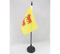 AZ FLAG Bandiera Da Tavolo Provincia Del Bearn 15X10Cm - Piccola Bandierina Province Du Béarn Regno Di Francia 10 X 15 Cm