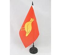 AZ FLAG Bandiera Da Tavolo Provincia Dell'Aunis 21x14 cm - Piccola Bandierina Province D'Aunis Regno Di Francia 14 x 21 cm