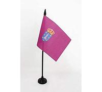 AZ FLAG Bandiera Da Tavolo Provincia Spagnola Di La Coruña 15x10 cm - Piccola Bandierina La Coruña - Galizia 10 x 15 cm