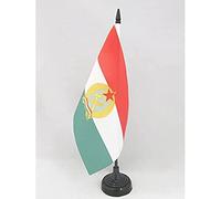 AZ FLAG Bandiera Da Tavolo Repubblica Popolare D'Ungheria 1949-1956 21x14 cm - Piccola Bandierina Ungherese Antica 14 x 21 cm