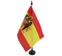 AZ FLAG Bandiera da Tavolo Spagna FRANCHISTA 1945-1977 21x14cm - Piccola BANDIERINA Spagnola di Franco 14 x 21 cm