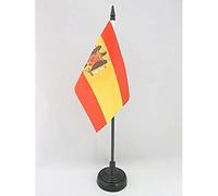 AZ FLAG Bandiera Da Tavolo Spagna Franco 1938-1945 15X10Cm - Piccola Bandierina Spagnola Franchista 10 X 15 Cm