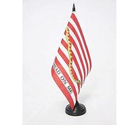 AZ FLAG Bandiera Da Tavolo Stati Uniti First Navy Don'T Tread On Me 21x14 cm - Piccola Bandierina Americana - Usa 14 x 21 cm