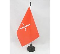 AZ FLAG Bandiera Da Tavolo Territorio Libero Di Trieste 21x14 cm - Piccola Bandierina Free Territory Of Trieste 14 x 21 cm
