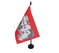 BANDIERA DA TAVOLO URSS 4 PERSONE 21x14cm - PICCOLA BANDIERINA ROSSA COMUNISTA - RUSSIA 14 x 21 cm - AZ FLAG