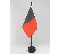 AZ FLAG Bandiera Da Tavolo Valle D'Aosta 15X10Cm - Piccola Bandierina Valdostana - Regione Italia 10 X 15 Cm