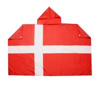 AZ FLAG Bandiera danese, 150 x 90 cm, mantello bandiera danese, 100% poliestere, con maniche integrate, body flag 80 g