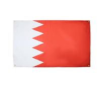 AZ FLAG Bandiera del Bahrain, 150 x 90 cm, con 4 occhielli, per balcone o parete