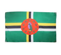 AZ FLAG Bandiera Dominique 150 x 90 cm con 4 occhielli, Padiglione Dominiquais per balcone o parete