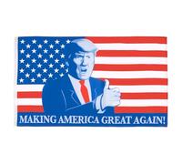 BANDIERA DONALD TRUMP PRESIDENTE STATI UNITI RENDE L'AMERICA GRANDIOSA 90x60cm - BANDIERA MAKING AMERICA GREAT 60 x 90 cm - AZ FLAG