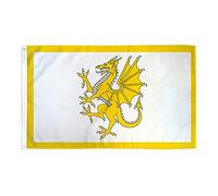 AZ FLAG Bandiera Drago di Oro di Galles 150x90cm - Bandiera Gallese 90 x 150 cm
