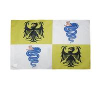 BANDIERA DUCATO DI MILANO 1395-1796 150x90cm - BANDIERA DUCATO DI MILANO E MANTO