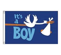 BANDIERA E UN RAGAZZO 150x90cm - BANDIERA IT'S A BOY - NASCITA 90 x 150 cm - AZ FLAG