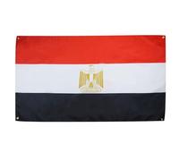 AZ FLAG Bandiera Egitto 150 x 90 cm con 4 occhielli, bandiera egiziana per balcone o parete