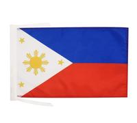 AZ FLAG Bandiera Filippine 45x30 cm - Bandierina Filippina 30x45 cm Cordicelle