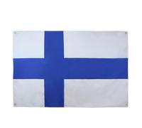 AZ FLAG Bandiera Finlandia 150 x 90 cm con 4 occhielli, Padiglione Finlandese per balcone o parete