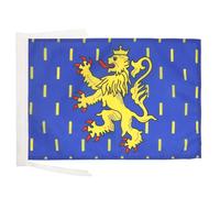 AZ FLAG Bandiera Franca CONTEA 45x30cm - BANDIERINA FRANCHE-COMTÉ in Francia 30 x 45 cm cordicelle