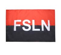 BANDIERA FSLN NICARAGUA 90x60cm - BANDIERA FRONTE SANDINISTA DI LIBERAZIONE NAZIONALE 60 x 90 cm foro per asta - AZ FLAG
