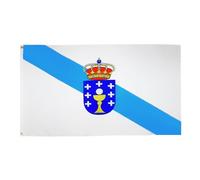 BANDIERA GALIZIA 150x90cm - GRAN BANDIERA GALICIA IN SPAGNA 90 x 150 cm Poliestere leggero - Bandiere - AZ FLAG