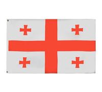 AZ FLAG - Bandiera Georgia - 150 x 90 cm - Poliestere leggero - Bandiera Georgiana con occhielli metallici incorporati - 80 g