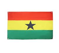 AZ FLAG Bandiera Ghana 150 x 90 cm con 4 occhielli, Padiglione Ghana per balcone o parete