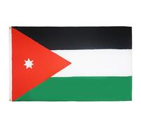 AZ FLAG Bandiera Giordania 250x150 cm Giordana Poliestere 100D 2 Occhielli