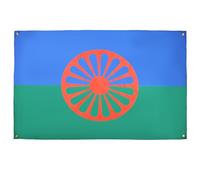 AZ FLAG Bandiera Gitan Viaggiatore 150 x 90 cm con 4 occhielli, Padiglione Gypsy per balcone o parete