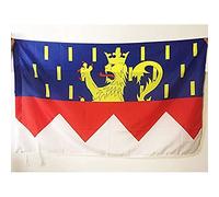 AZ FLAG Bandiera GIURA 90x60cm - Bandiera Dipartimento del Jura - Francia 60 x 90 cm Foro per Asta