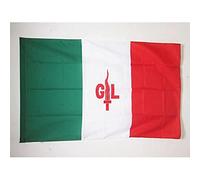 BANDIERA GIUSTIZIA E LIBERTÀ 150x90cm - BANDIERA COLONNA ITALIANA 90 x 150 cm fo