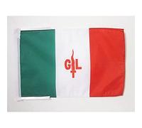 AZ FLAG Bandiera Giustizia e Libertà 45x30 cm Poliestere 100D Cordini