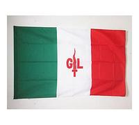 AZ FLAG Bandiera Giustizia E libertà 90x60cm - Bandiera Colonna Italiana 60 x 90 cm Foro per Asta