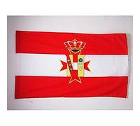 BANDIERA GRANDUCATO DI TOSCANA 1569-1859 150x90cm - BANDIERA TOSCANA - ITALIA 90 x 150 cm foro per asta - AZ FLAG