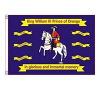 AZ FLAG Bandiera GUGLIELMO III d'Inghilterra 150x90cm - Bandiera di GUGLIELMO III D'ORANGE 90 x 150 cm