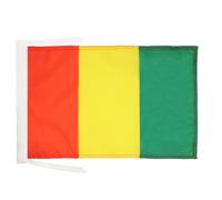 AZ FLAG Bandiera Guinea 45x30 cm - Bandierina Guineana 30 x 45 cm Cordicelle