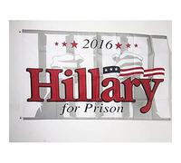 AZ FLAG Bandiera Hillary Clinton in Prigione 150x90cm - Bandiera Donald Trump 90 x 150 cm