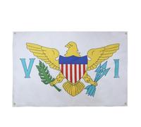 AZ FLAG Bandiera IIes Vergini USA 150x90 cm con 4 occhielli, Padiglione americano per balcone o parete