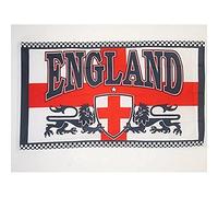 AZ FLAG Bandiera Inghilterra 2 Leoni 150x90cm - Bandiera Inglese - Croce di San Giorgio 90 x 150 cm